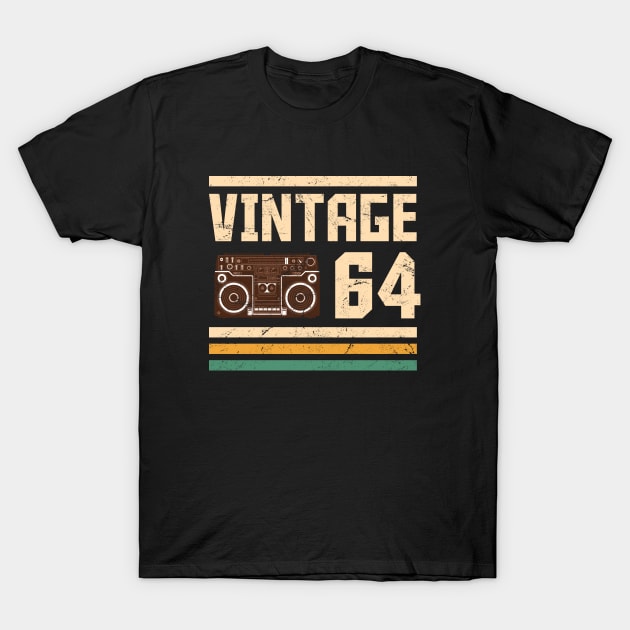 Vintage 1964  58 years old T-Shirt by hoopoe